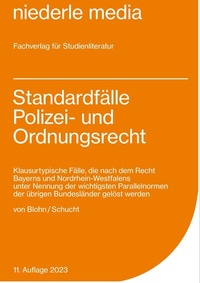 Enlarge image Cover: Standardfälle Polizei- und Ordnungsrecht - niederle media