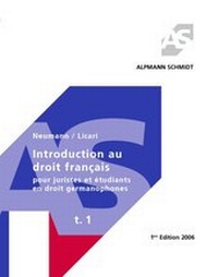 Enlarge image Cover: Introduction au droit francais t. I - Alpmann Schmidt