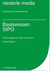 Abbildung von: Basiswissen StPO - 2022 - niederle media