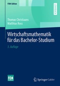Cover: Wirtschaftsmathematik f&uuml;r das Bachelor-Studium - Springer Gabler