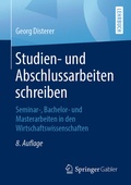 Cover: Studien- und Abschlussarbeiten schreiben - Springer Gabler