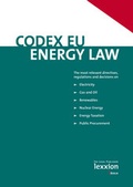 Cover: Codex EU Energy Law - Lexxion Verlagsgesellschaft
