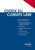Cover: Codex EU Climate Law - Lexxion Verlagsgesellschaft