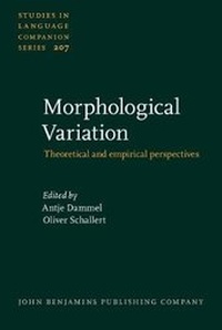Enlarge image Cover: Morphological Variation - John Benjamins Publishing Co