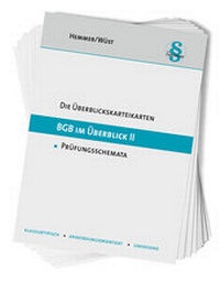 Bild vergrößern Bild: Überblickskarteikarten BGB - Hemmer-Wüst