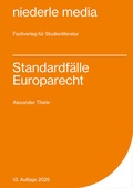 Cover: Standardf&auml;lle Europarecht - niederle media