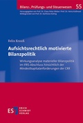 Bild: Aufsichtsrechtlich motivierte Bilanzpolitik - Erich Schmidt Verlag