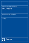 Cover: WTO-Recht - Nomos