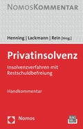 Cover: Privatinsolvenz - Nomos