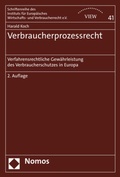 Cover: Verbraucherprozessrecht - Nomos