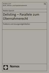 Abbildung von: Delisting - Parallele zum Übernahmerecht - Nomos