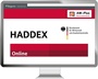 Cover: HADDEX - Online - Anwendung - Reguvis Fachmedien