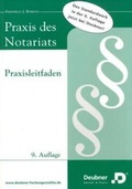 Cover: Praxis des Notariats - Deubner