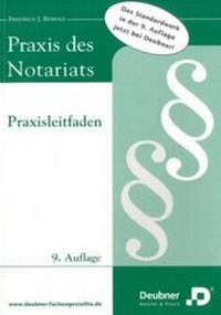Enlarge image Cover: Praxis des Notariats - Deubner