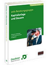 Abbildung von: Kapitalanlage und Steuern 2008 - Deubner