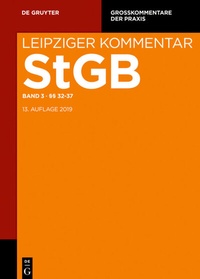 Abbildung von: Strafgesetzbuch. Leipziger Kommentar - De Gruyter