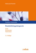 Cover: Bundeskleingartengesetz - Rehm