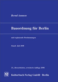 Abbildung von: Bauordnung für Berlin - Kulturbuch