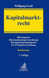 Abbildung von: Kapitalmarktrecht - C.H.BECK