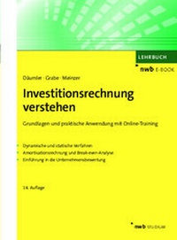 Abbildung von: Investitionsrechnung verstehen - NWB