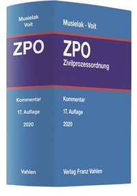 Abbildung von: Zivilprozessordnung: ZPO - Vahlen