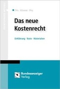 Cover: Das neue Kostenrecht - Reguvis Fachmedien