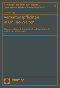 Abbildung von: Verhaltenspflichten in Online-Welten - Nomos