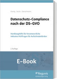 Abbildung von: Datenschutz-Compliance nach der DS-GVO (E-Book) - Reguvis Fachmedien