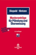 Cover: Musterantr&auml;ge f&uuml;r Pf&auml;ndung und &Uuml;berweisung - Otto Schmidt Verlag