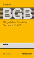 Cover: B&uuml;rgerliches Gesetzbuch mit Einf&uuml;hrungsgesetz und Nebengesetzen (BGB) - Band 15/2 - Kohlhammer