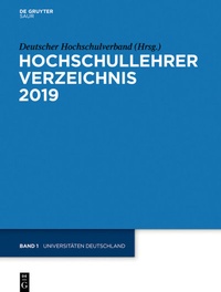 Bild vergrößern Bild: Universitäten Deutschland - De Gruyter Saur