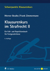 Bild vergrößern Bild: Klausurenkurs im Strafrecht II - C.F. Müller