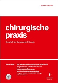 Abbildung von: chirurgische praxis - mgo fachverlage