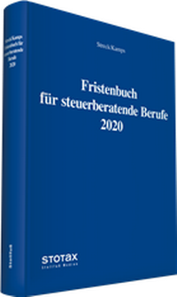 Abbildung von: Fristenbuch für steuerberatende Berufe 2020 - Stollfuß