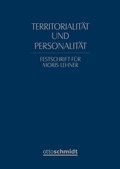Cover: Territorialit&auml;t und Personalit&auml;t - Otto Schmidt Verlag