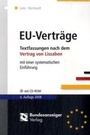 Cover: EU-Verträge - Reguvis Fachmedien