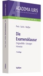 Cover: Die Examensklausur - Vahlen