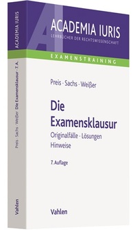 Enlarge image Cover: Die Examensklausur - Vahlen