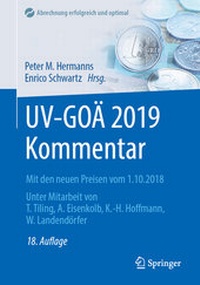 Abbildung von: UV-GOÄ 2019 Kommentar - Springer