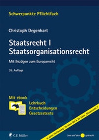 Abbildung von: Staatsrecht I. Staatsorganisationsrecht - C.F. Müller