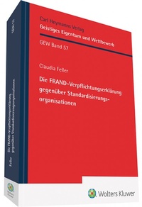 Abbildung von: FRAND-Verpflichtungserklärung - Carl Heymanns Verlag