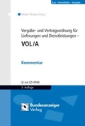 Cover: Vergabe- und Vertragsordnung f&uuml;r Leistungen - VOL/A - Reguvis Fachmedien