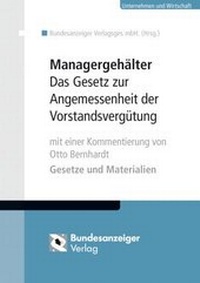 Abbildung von: Managergehälter - Reguvis Fachmedien
