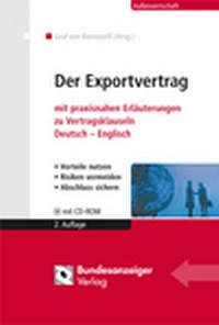 Enlarge image Cover: Der Exportvertrag - Reguvis Fachmedien