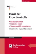Cover: Praxis der Exportkontrolle - Reguvis Fachmedien