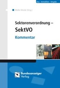 Cover: Sektorenverordnung - SektVO - Reguvis Fachmedien