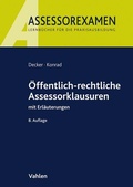 Cover: &Ouml;ffentlich-rechtliche Assessorklausuren - Vahlen