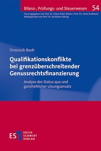Abbildung von: Qualifikationskonflikte bei grenzüberschreitender Genussrechtsfinanzierung - Erich Schmidt Verlag