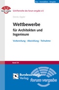 Cover: Wettbewerbe f&uuml;r Architekten und Ingenieure - Reguvis Fachmedien