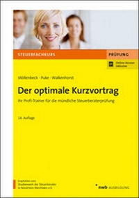 Enlarge image Cover: Der optimale Kurzvortrag - NWB